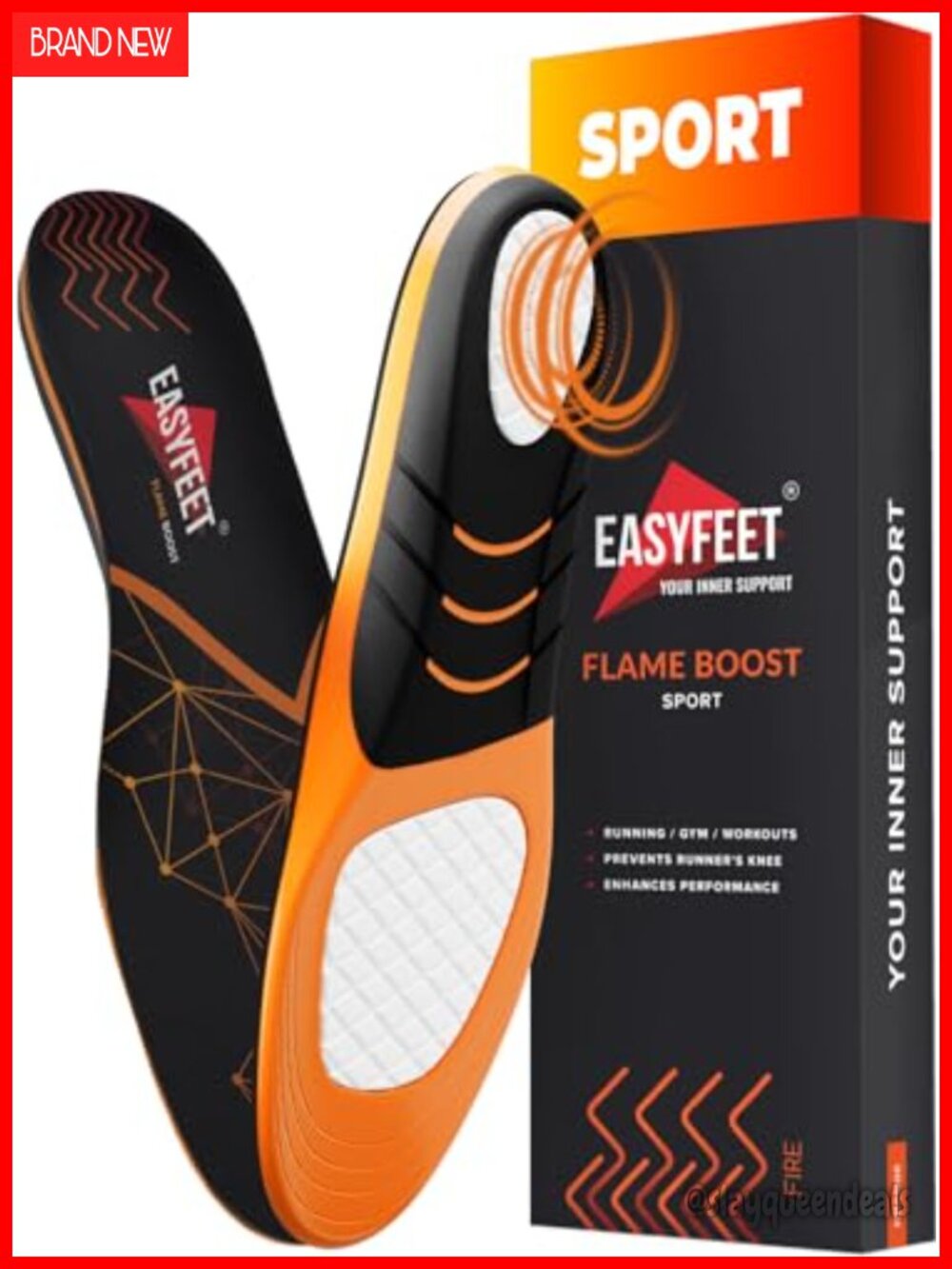 Running & Sport Insoles for Men & Women - Athletic Sneaker Inserts